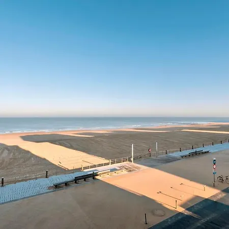 Lejlighed Montezuma Luxe Met Frontaal Zeezicht Zonder Aparte Slaapkamer Oostende